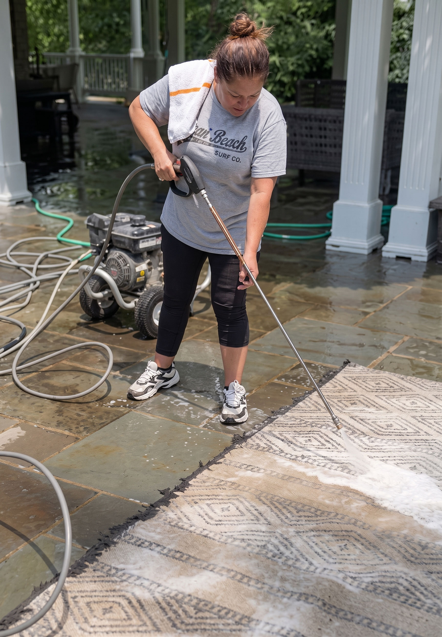 Carpet washing